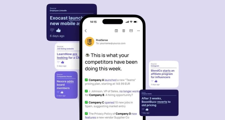 RivalSense Raises Funding to Enhance AI-Powered Competitive Intelligence Platform